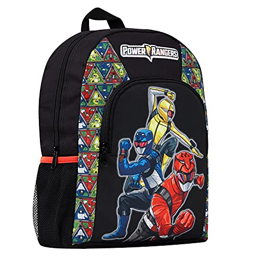 Power Rangers Mochila Escolar, Mochila Niño Beast Morphers, Mochila Infantil para Colegio Deporte Viajes, Regalos Para Niños y Adolescentes