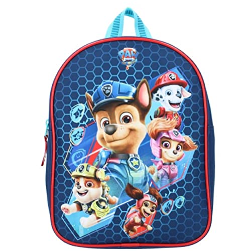 PRET - Mochila - Pat Patrulla - Niño - Escuela - Primaria - Maternelle - Guardería - Mochila - Mochila para niño / niña - Talla 30 cm - Tirantes ajustables + Estuche Chase