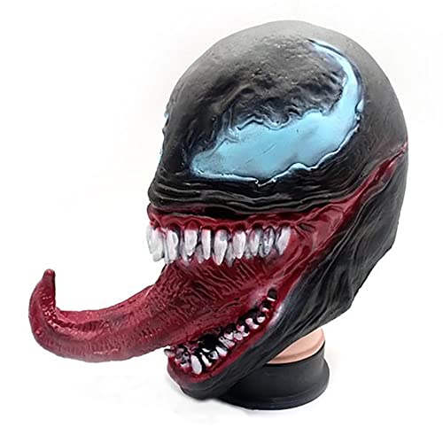 PRETAY Vengadores Máscara Cosplay Casco Venom Casco Los Vengadores Capucha Carnaval Tocado Rendimiento, Accesorios Cabeza Halloween Que Cubre La Cabeza, Disfraz De Película, Vestir