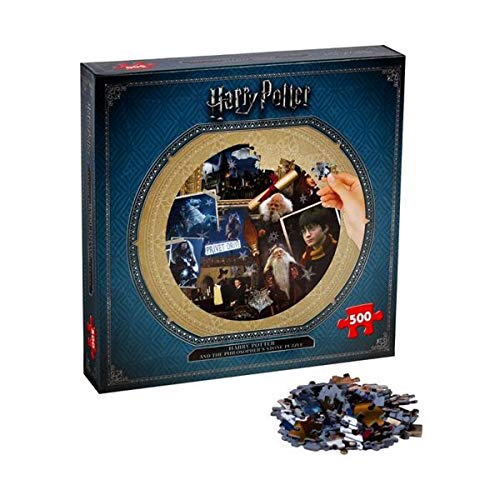 Puzzle de 500 Piezas de Harry Potter y la Piedra Filosofal - Top Trumps - Rompecabezas para Niños y Adultos