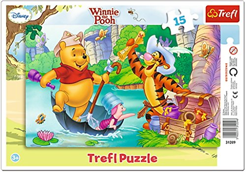 Puzzle ramkowe Kubus Puchatek Wyprawa po skarb 15