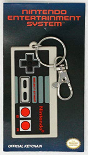 Pyramid International - Llavero de goma Nintendo Nes Controller, multicolor, 4 x 6 x 1,3 cm (RK38706C)