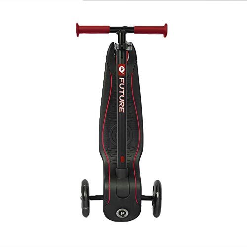 QPLAY Patinete Future Scooter Rojo Luces Led