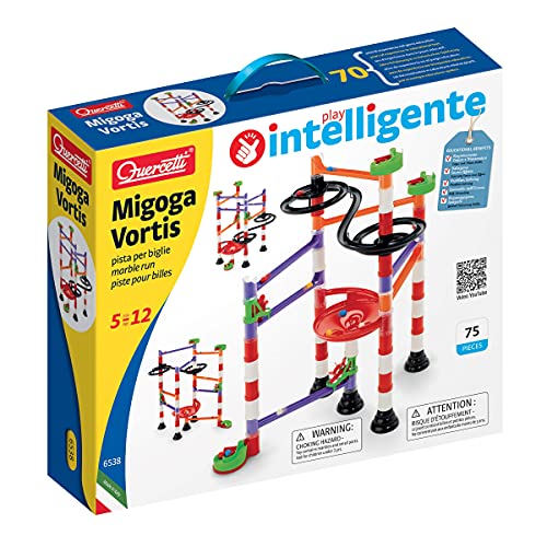 Quercetti 6538 Migoga Marble Run Vortis - Tobogán para canicas (80 piezas) , color/modelo surtido