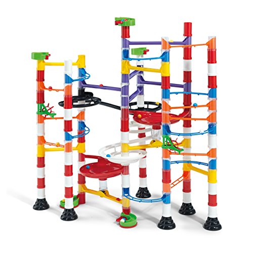 Quercetti 6588 - Marble Run, pista para bolas de 213 piezas