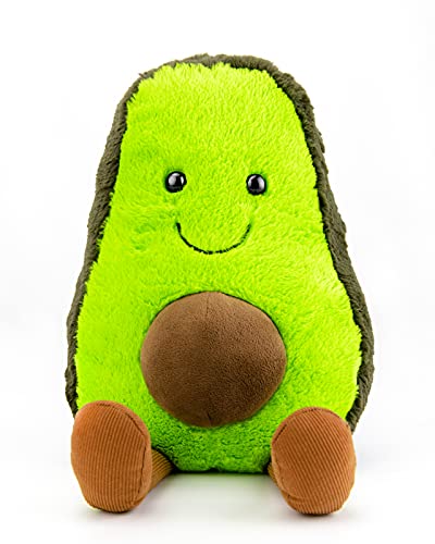 RAINBEAN Juguete de Peluche de Aguacate con pie, muñeco de Peluche para Regalo de cumpleaños de San Valentín y decoración del hogar, Lindo cojín cómodo para niños, Amigos y Familiares, 7.87Inch/ 20cm