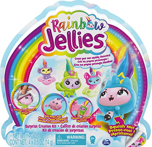 Rainbow Jellies Kit de creación con 25 sorpresas para Hacer Tus Propios Personajes Blandos, para niños Mayores de 6 años