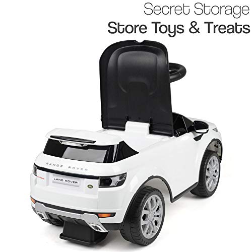 Range Rover Ride On Car, Kids Foot to Floor, Toddler Evoque SUV, efectos de sonido, almacenamiento debajo del asiento