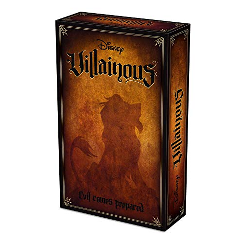 Ravensburger - Disney Villainous Evil Comes Prepared, Versión en Español, Juego de Light Strategy y Familiar, 2-3 Jugadores, Edad Recomendada 10+ - Dimensiones caja 17 x 27 x 7 cm