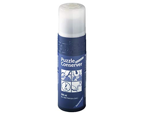 Ravensburger - Pegamento Líquido Permanente para Ravensburger Puzzles, Fácil de Usar - Dimensiones Botella: 200 ml