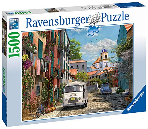 Ravensburger Puzzle 1500 Piezas, En el Sur de Francia, Puzzle Francia, Puzzle para Adultos, Rompecabezas Ravensburger de óptima calidad