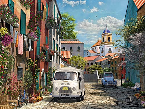 Ravensburger Puzzle 1500 Piezas, En el Sur de Francia, Puzzle Francia, Puzzle para Adultos, Rompecabezas Ravensburger de óptima calidad