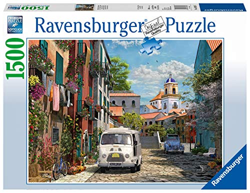 Ravensburger Puzzle 1500 Piezas, En el Sur de Francia, Puzzle Francia, Puzzle para Adultos, Rompecabezas Ravensburger de óptima calidad