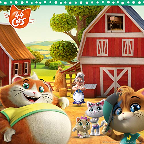 Ravensburger Puzzle - 44 Gatos Puzzle 3 X 49 Pz, Puzzle Para Niños