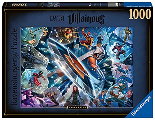 Ravensburger Puzzle, Puzzle 1000 Piezas, Villainous: Taskmaster, Puzzle Marvel, Puzzle Adultos, Rompecabezas Ravensburger de Calidad