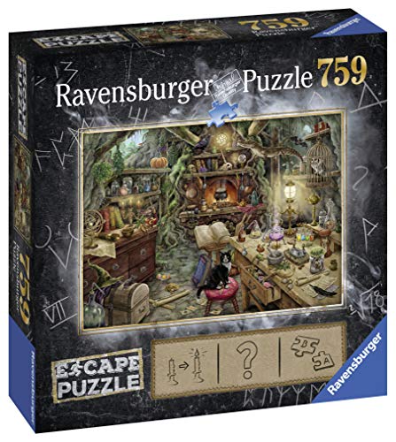 Ravensburger Puzzle, Puzzle Escape the Puzzle, La Cocina de la Bruja, 759 Piezas, Puzzle Adultos, Edad Recomendada 12+, Rompecabeza Adultos de Calidad