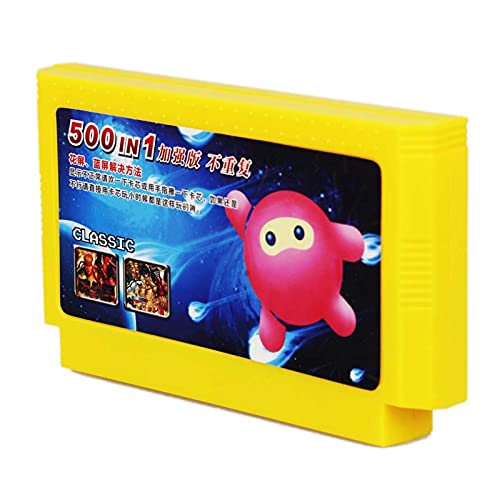 Red plum GAOHEREN 500 en 1 Classic Games Collection 8 bit 60 Pins Tarjeta de Juego Fit for la Tarjeta de Memoria de la Consola de Videojuegos GHR