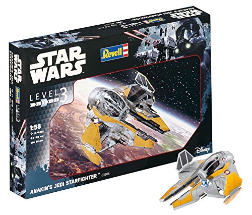 Revell- Anakin's Jedi Starfighter Macheta Astronave Star Wars, 10+ Años, Multicolor (03606)