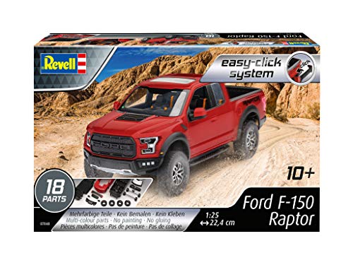 Revell-Ford F-150 Raptor, Escala 1:25 Kit de Modelos de plástico, Multicolor, 1/25 07048 7048