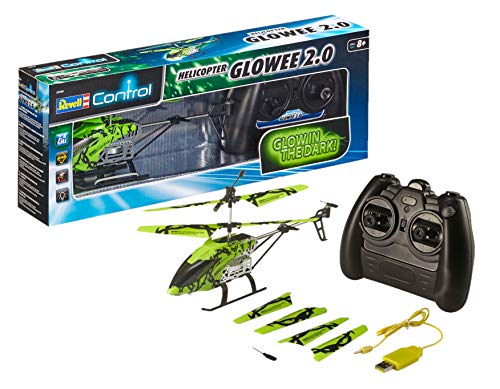 Revell Helicóptero teledirigido para Principiantes, Control Remoto de 2,4 GHz, fácil de Hacer Volar, Gyro, chasis Estable