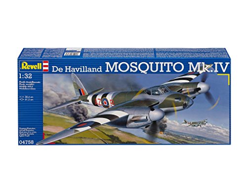 Revell Maqueta De Havilland Mosquito MK. IV, Kit Modello, Escala 1:32 (4758) (04758)