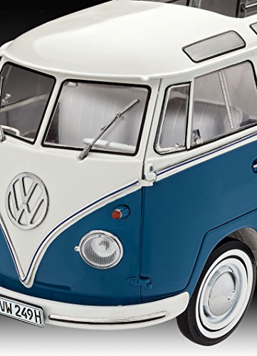 Revell Maqueta Volkswagen T1 Samba Bus, Kit Modelo, Escala 1:16 (07009), 27,2 cm de Largo