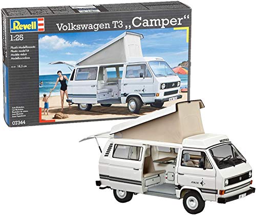 Revell Westfalia Joker Maqueta Volkswagen VW T3 Camper, escala 1:25 (07344), multicolor , color/modelo surtido