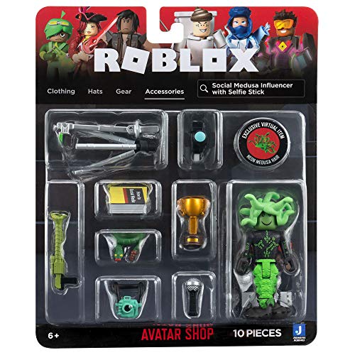 Roblox- Figura Avatar con Accesorios ¡Codigo Virtual Exclusivo en Cada Caja Mod. sdos, Multicolor (Toy Partner ROB0402)