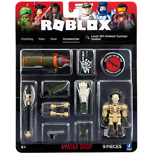 Roblox- Figura Avatar con Accesorios ¡Codigo Virtual Exclusivo en Cada Caja Mod. sdos, Multicolor (Toy Partner ROB0403)