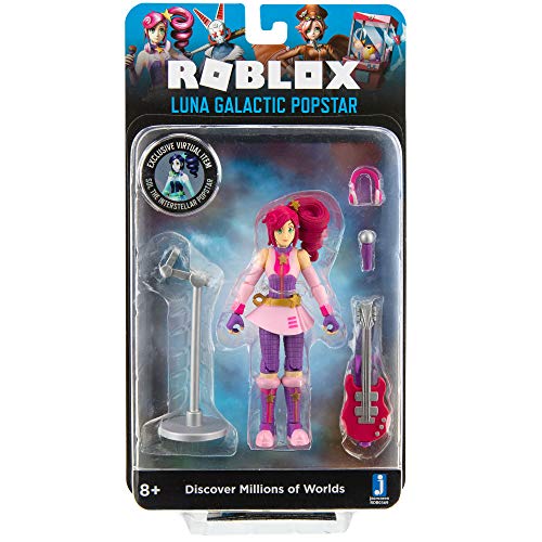 Roblox Imagination Collection - Figura de Luna Galactic Popstar (incluye artículo virtual exclusivo)