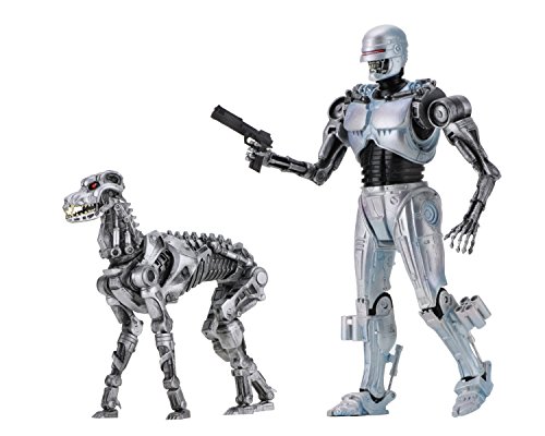 RoboCop vs The Terminator Figuras EndoCop & Terminator Dog Neca