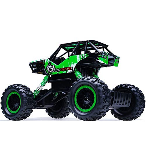 ROIY Coche De Juguete For Niños De Big Foot con Tracción En Las Cuatro Ruedas 6+ Green Drive De Graffiti con Tracción En Las Cuatro Ruedas Todoterreno Off-Road De Alta Velocidad For Escalada Coche De