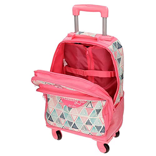 Roll Road Life Mochila 4 ruedas Multicolor 32x44x21 cms Poliéster 29.57L