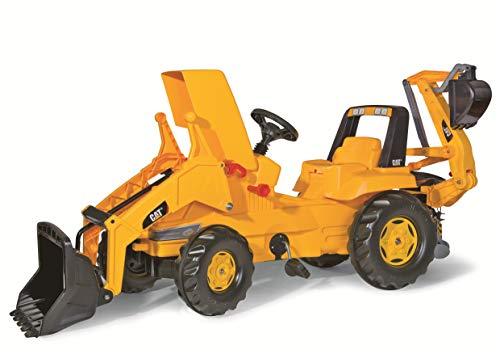 Rolly- Caterpillar, Color, Tractor Cat con Bulldozer Y ESCABADORA (Dicoal 813001)