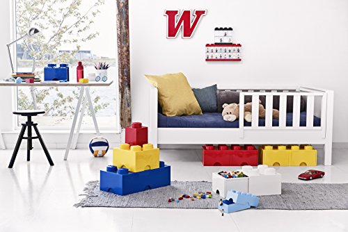 Room Copenhagen-40061730 Caja de Almacenaje Apilable, Ladrillo 8 pomos, 2 Cajones, 9.4 l, color rojo (red), 50 x 25 x 18 cm (Lego 40061730)