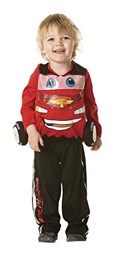 Rubie`s 884667-T - Disfraz infantil de Cars 2 McQueen Deluxe, 2-3 años