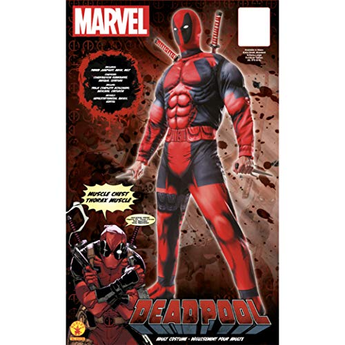 Rubies - Disfraz de Deadpool Deluxe para adulto, M (Rubies 810109)