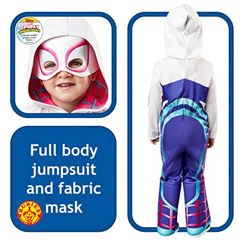 Rubies Disfraz Ghost Spider Preschool Saf, Talla 2-3 años, para niños (702742-S)