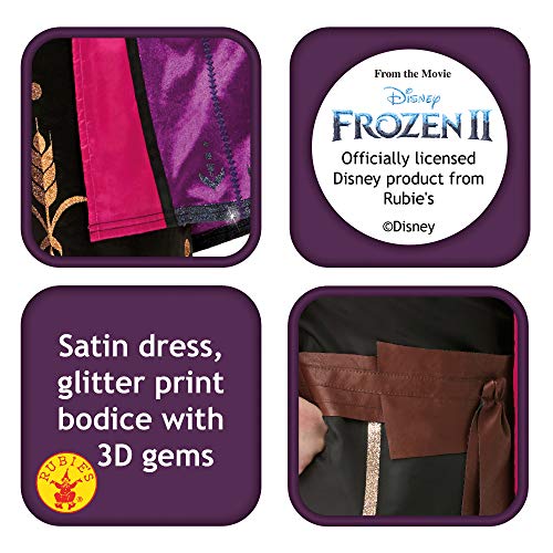 Rubies Disney Frozen 2 Vestido Elegante, Multicolor, L (300286L)