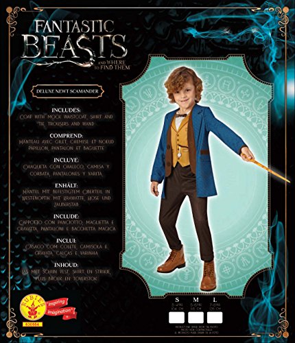 Rubies 's oficial fantástico bestias Warner Bros Newt Scamander Deluxe para Niña