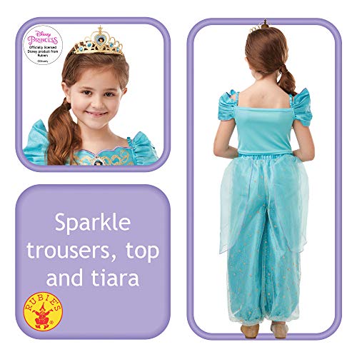 Rubies´s- Princesa Disney Jasmine Aladdin Princess Disfraz, Multicolor, Large Age 7-8 Years (Rubie's 300166