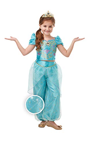 Rubies´s- Princesa Disney Jasmine Aladdin Princess Disfraz, Multicolor, Large Age 7-8 Years (Rubie's 300166