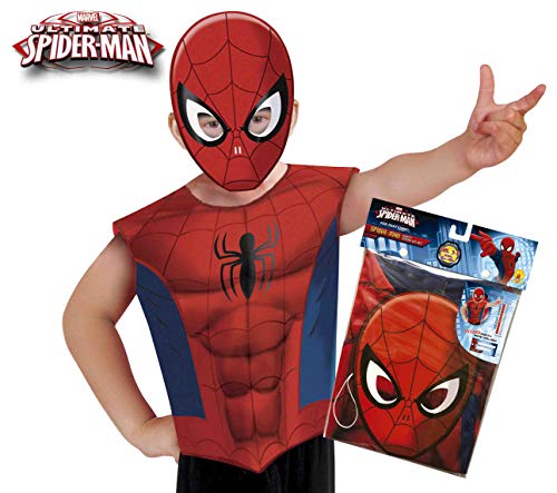 Rubies Spider-Man spiderman Disfraz y Mascara, multicolor, S-M (Rubie's Spain 620967)