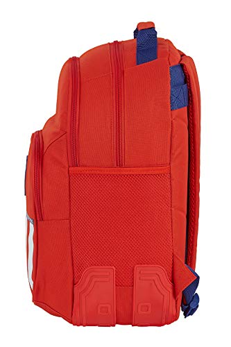 Safta 612058773 Mochila doble con cantoneras adaptable a carro Atlético de Madrid