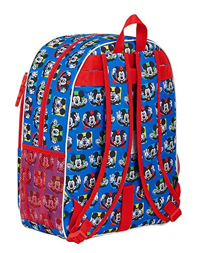 Safta Mochila Escolar Niños de Mickey Mouse Me Time, 330x140x420mm