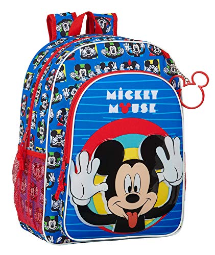 Safta Mochila Escolar Niños de Mickey Mouse Me Time, 330x140x420mm