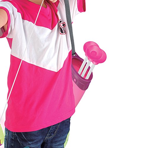 SainSmart Jr. Arco Set niños Tiro con Arco Juegos con 3 Flechas de Tiro, Regalo para niñas a Partir de 6 años, Color Rosa