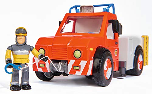 Sam el bombero - camión Rescate 23 cm con Figura y Caballo (Simba Dickie 9258280)