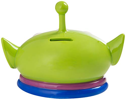 Sambro Disney Toy Story 4 Alien Hucha de cerámica, diseño de Cerdito, Color Verde