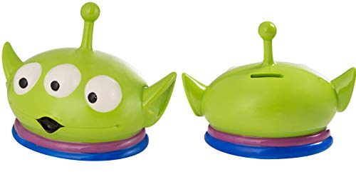 Sambro Disney Toy Story 4 Alien Hucha de cerámica, diseño de Cerdito, Color Verde